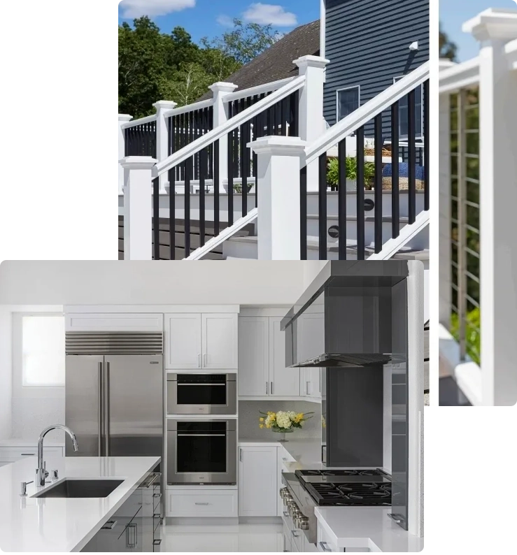 A kitchen with an oven and sink in it